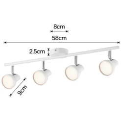Artemis 4 Bar LED Spotlight - White 10 Artemis 4 Bar LED Spotlight - White -Lighting Shop 12810124 4774843073009076