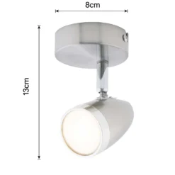 Vector 1 Bar LED Spotlight - Satin Nickel 10 Vector 1 Bar LED Spotlight - Satin Nickel -Lighting Shop 12810127 1034840948074390