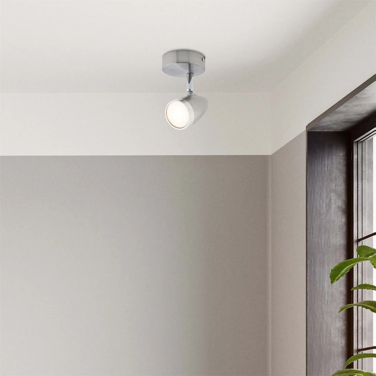 Vector 1 Bar LED Spotlight - Satin Nickel 4 Vector 1 Bar LED Spotlight - Satin Nickel - Image 2