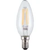 TCP LED Filament Clear Candle 4W E14 Light Bulb - 3 Pack -Lighting Shop 12813612 6054958629262703