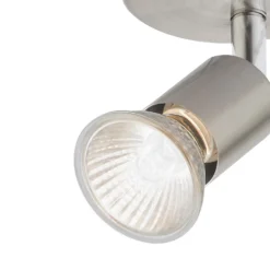 Rochdale 1x 35W Spotlight - Brushed Stainless Steel -Lighting Shop 12813666 1574843085971155