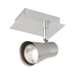 Swansea 1x 35W Spotlight - Brushed Stainless Steel