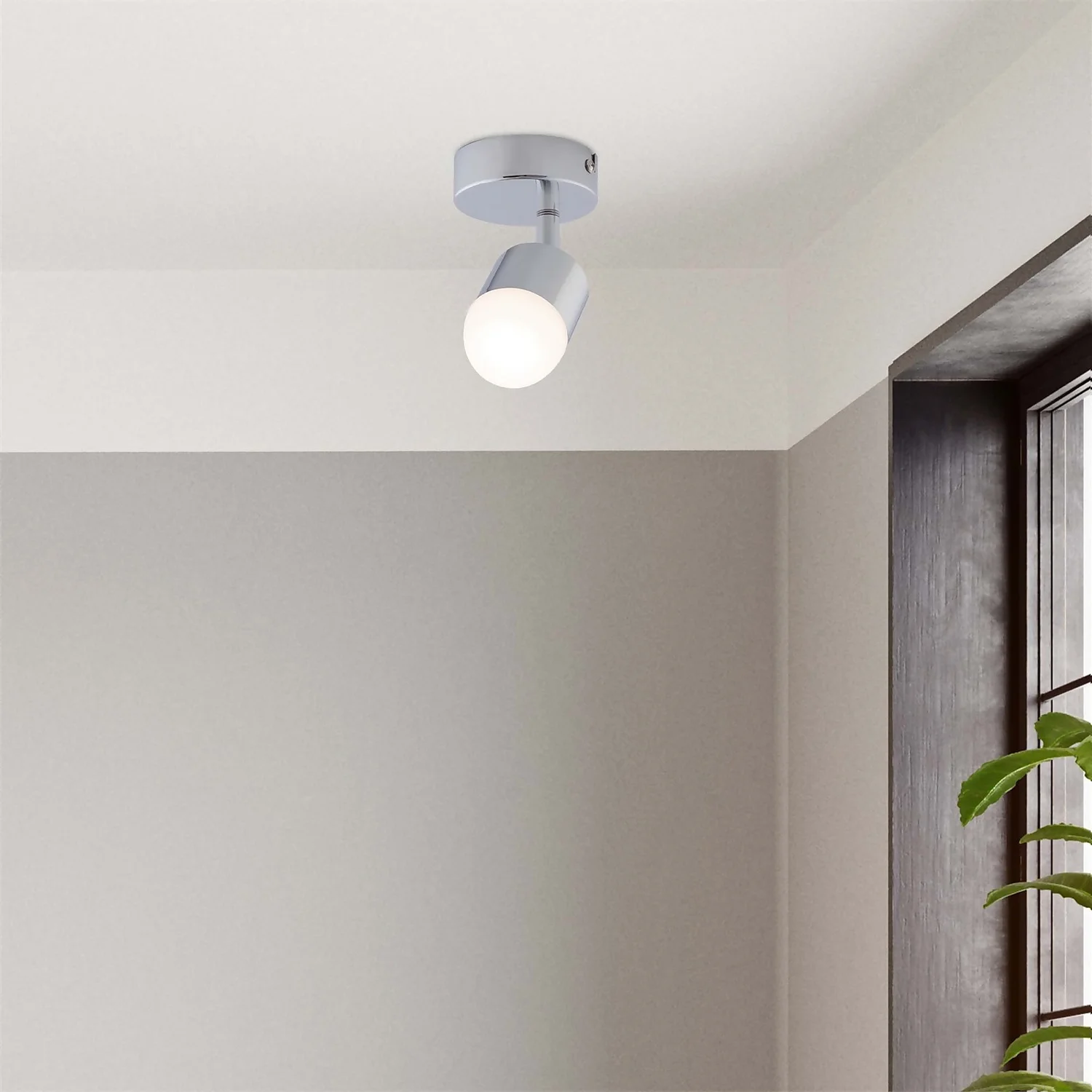 Pallas 1x 5W LED Spotlight - Chrome 4 Pallas 1x 5W LED Spotlight - Chrome - Image 2