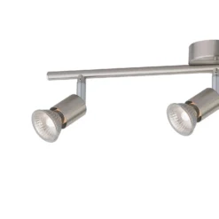 Rochdale 3 Lamp Spotlight Bar - Brushed Stainless Steel -Lighting Shop 12815760 2274843350383373