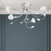 Flora 5 Lamp Semi-Flush Ceiling Light 2 Flora 5 Lamp Semi-Flush Ceiling Light -Lighting Shop 12815958 2034938641617605