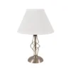 Darcie Satin Nickel Table Lamp 2 Darcie Satin Nickel Table Lamp -Lighting Shop 12816352 5014832141925441