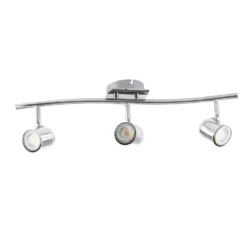 Phoenix 3 Lamp Round Spotlight - Chrome