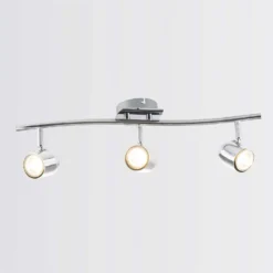 Phoenix 3 Lamp Round Spotlight - Chrome -Lighting Shop 12816704 8474843348067121