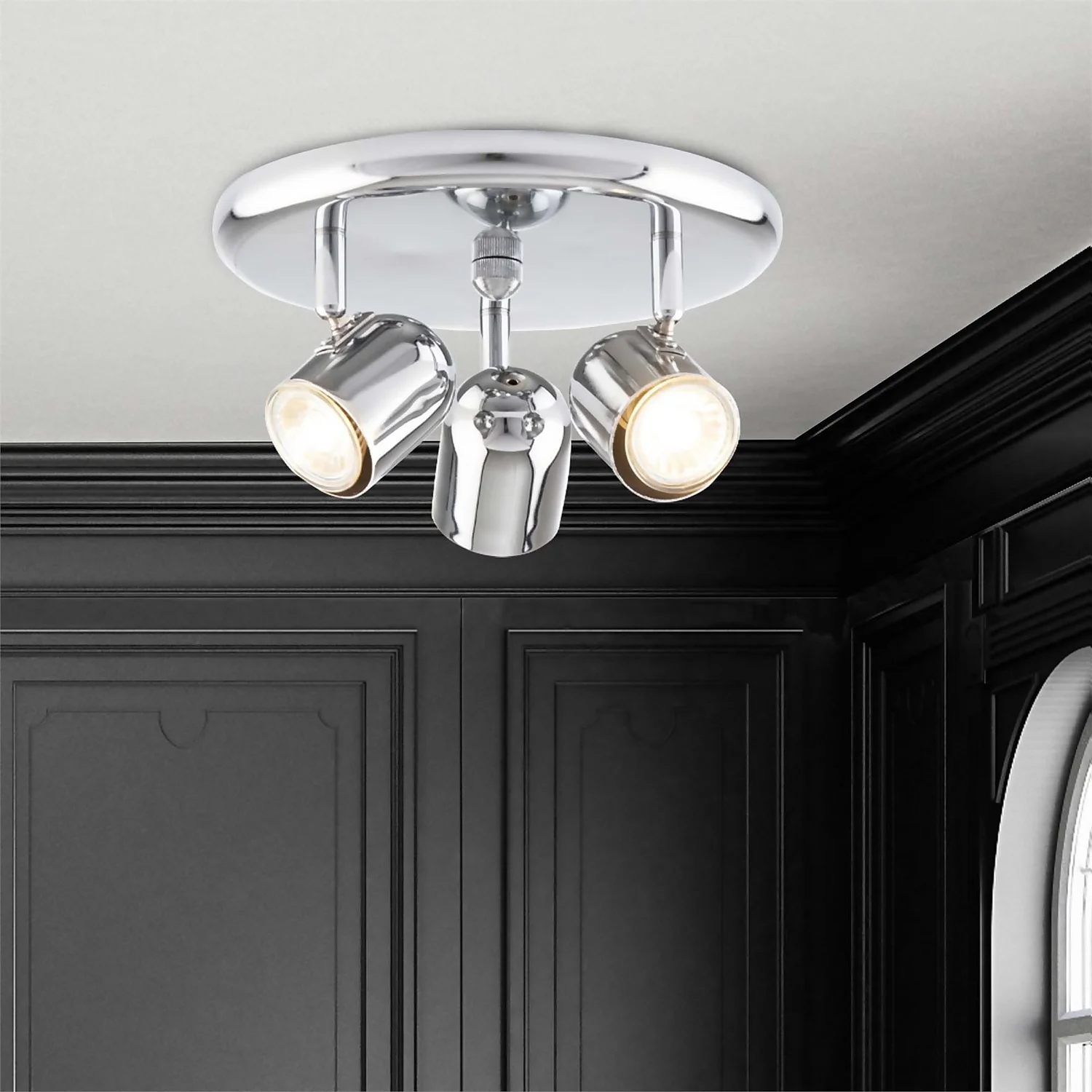 Phoenix 3 Lamp Spotlight - Chrome 4 Phoenix 3 Lamp Spotlight - Chrome - Image 2