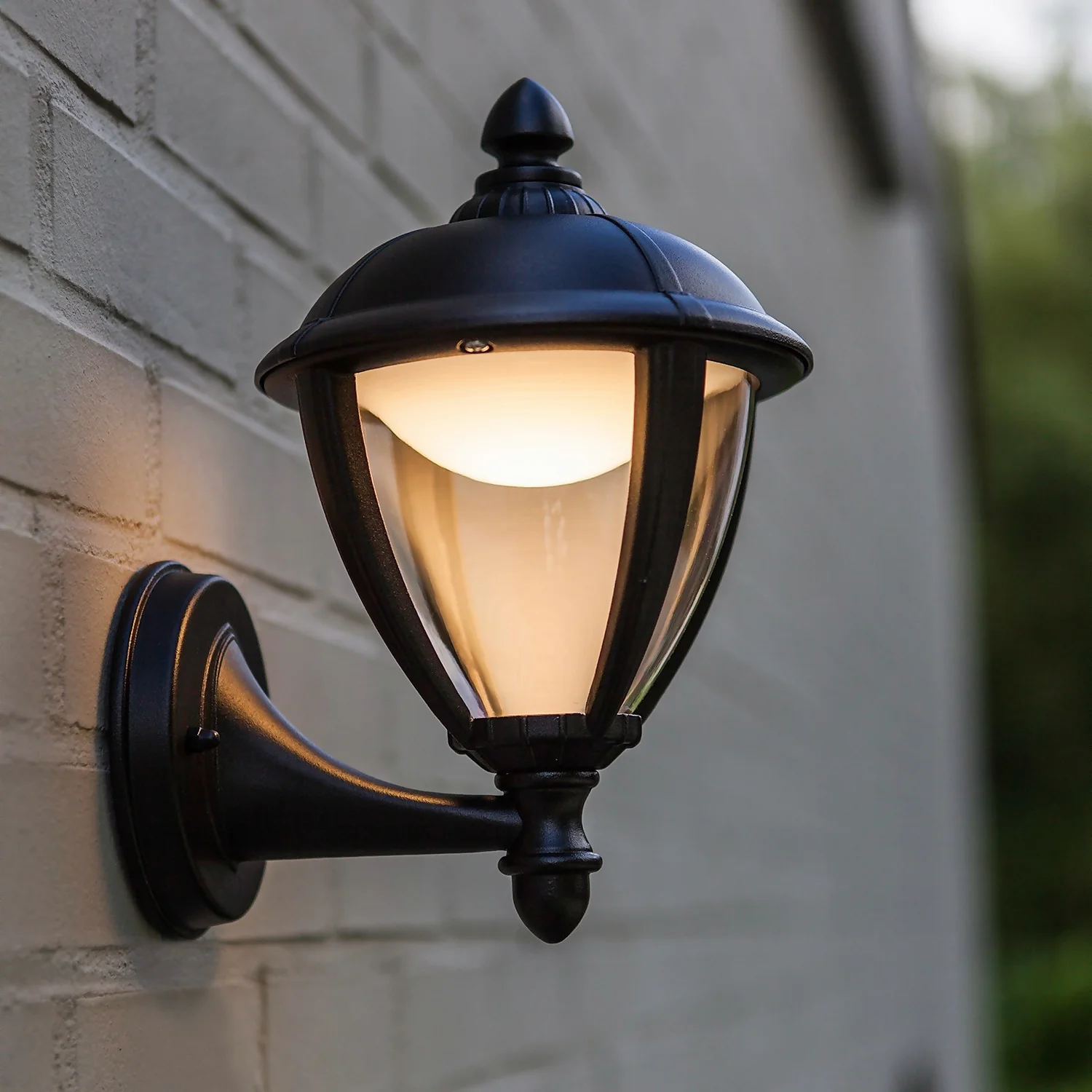 Lutec Unite LED Outdoor Wall Lantern - Black 3 Lutec Unite LED Outdoor Wall Lantern - Black