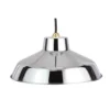 Retro Metal Easy Fit Pendant Light Shade - Chrome -Lighting Shop 12819600 1954831916574183
