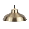 Retro Metal Easy Fit Pendant Shade - Brass -Lighting Shop 12819605 3204831916781015