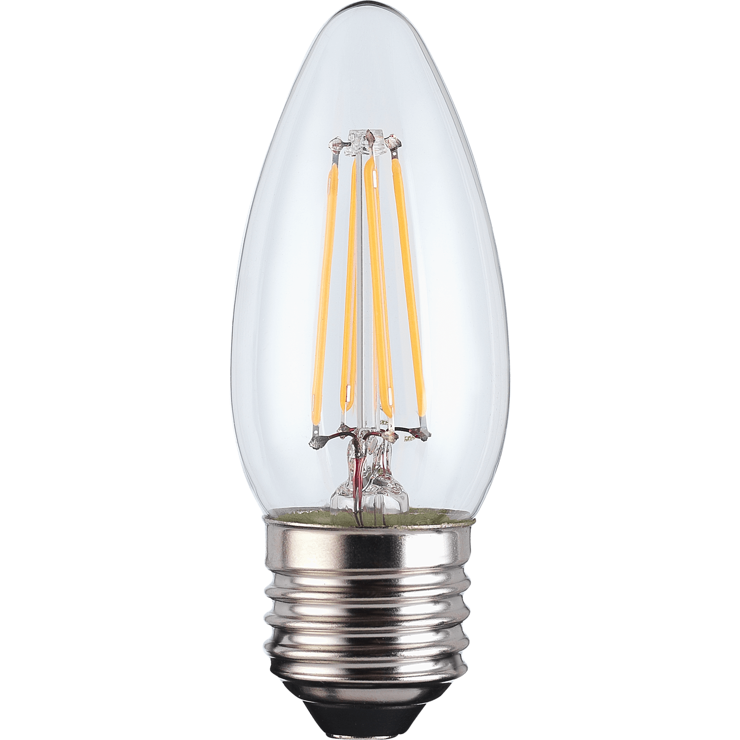 TCP Filament Candle Clear 40W ES Warm Dimmable Light Bulb 3 TCP Filament Candle Clear 40W ES Warm Dimmable Light Bulb