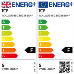 TCP LED Glass GU10 50W Cool Light Bulb - 4 Pack 12 TCP LED Glass GU10 50W Cool Light Bulb - 4 Pack -Lighting Shop 12824735 5004891505879685