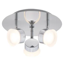 Paisley LED Bathroom Round Plate Spotlight - 3 X 4.5W -Lighting Shop 12826177 2224958071525008