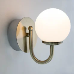 Victoria 6w Antique Brass LED Bathroom Wall Light -Lighting Shop 12827076 1684958097087837