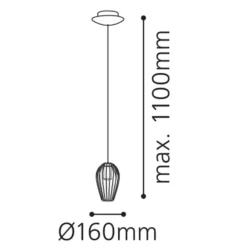 Eglo Newtown Pendant Ceiling Light - Black -Lighting Shop 12828084 2104832953542465