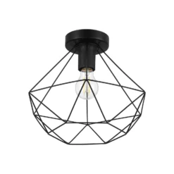 Eglo Tarbes Flush Light - Black 7 Eglo Tarbes Flush Light - Black -Lighting Shop 12836413 1054831950008679