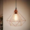 Eglo Tarbes Large Pendant Light - Copper -Lighting Shop 12836715 9574941823794906