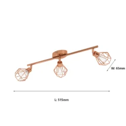 Eglo Zapata Triple Spotlight - Copper 9 Eglo Zapata Triple Spotlight - Copper -Lighting Shop 12836886 1814833170666517