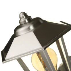 Lutec Grosvenor Stainless Steel Outdoor Wall Lantern -Lighting Shop 12840505 5094952656721964