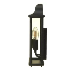 Lutec Holly Outdoor Wall Lantern - Black -Lighting Shop 12840506 7084833193348359