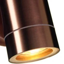 Lutec Rado Up & Down Outdoor Wall Light - Copper -Lighting Shop 12840510 6864952869520127