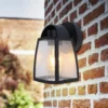 Lutec Kelsey Outdoor Wall Lantern - Black -Lighting Shop 12840644 4454952691412503