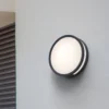 Lutec Rola LED Outdoor Bulkhead Light - Anthracite -Lighting Shop 12840746 2034952682862425