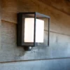 Lutec Curtis Solar LED Outdoor Wall Light With PIR Motion Sensor -Lighting Shop 12840750 2404952682864111