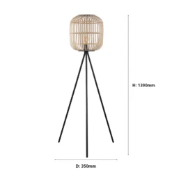 Eglo Bordesley Wooden Floor Lamp 10 Eglo Bordesley Wooden Floor Lamp -Lighting Shop 12879397 1594843869040566