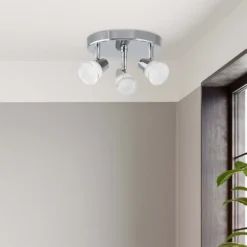 Rhea 3 Lamp Spotlight Plate - Polished Chrome -Lighting Shop 12882213 1584843517655147