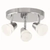Rhea 3 Lamp Spotlight Plate - Polished Chrome -Lighting Shop 12882213 1734843517625738