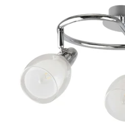 Eliza 3 Lamp Spotlight Plate - Chrome -Lighting Shop 12882217 4334843518160908