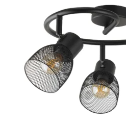 Emily 3 Lamp Spotlight Ring - Black -Lighting Shop 12882228 1254843519889163