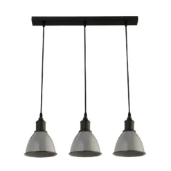 Country Living Farmhouse 3 Light Dome Pendant Fitting - Grey 7 Country Living Farmhouse 3 Light Dome Pendant Fitting - Grey -Lighting Shop 12882886 1284860935688051