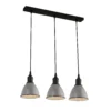 Country Living Farmhouse 3 Light Dome Pendant Fitting - Grey 1 Country Living Farmhouse 3 Light Dome Pendant Fitting - Grey -Lighting Shop 12882886 1544860935630364