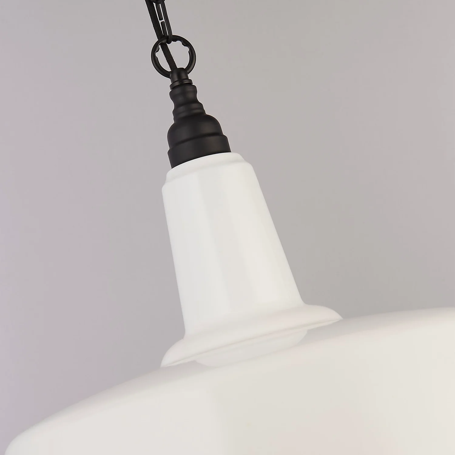 Country Living Farmhouse Pendant Light - White - 46cm 7 Country Living Farmhouse Pendant Light - White - 46cm - Image 5