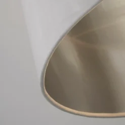 House Beautiful Samet Velvet Drum Shade - Grey - 45cm -Lighting Shop 12882892 1404861119889041