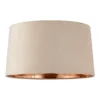 House Beautiful Samet Velvet Drum Shade - Champagne - 45cm -Lighting Shop 12882898 1404861161933780