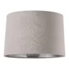 House Beautiful Samet Velvet Drum Shade - Grey - 30cm -Lighting Shop 12882900 8884861161933459