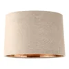 House Beautiful Samet Velvet Drum Shade - Champagne - 30cm -Lighting Shop 12882901 7864861161817566