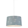 Country Living Annabelle Patterned Cotton Drum Shade - 45cm -Lighting Shop 12882910 1944867934774778