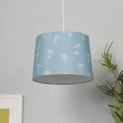 Country Living Annabelle Patterned Cotton Drum Lamp Shade - 25cm -Lighting Shop 12882915 1135042036942964