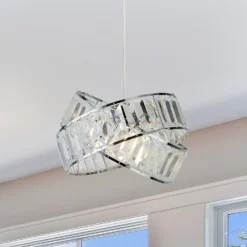 Dita 2 Band Chrome Non-Elec Light Shade -Lighting Shop 12886903 1854936869483117