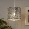 Vanessa Easy Fit Lamp Shade - Chrome -Lighting Shop 12886908 9465007608022144