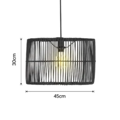 Benji Rattan Easy Fit Shade -Lighting Shop 12891610 1644860401534457