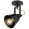 Abigail Single Lamp Spotlight - Black -Lighting Shop 12909850 9494845849155364
