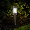Smart Garden Stainless Steel Solar Stake Light - Pack Of 4 -Lighting Shop 13110799 2145032713841620