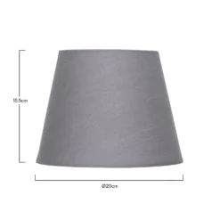 Clyde Charcoal Taper Shade - 20cm -Lighting Shop 13139370 1144900551781500
